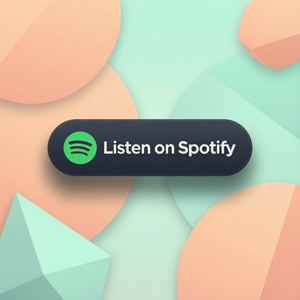 Pastel Geometric Spotify Button