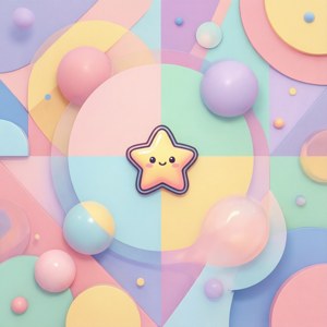 Pastel Geometric Star
