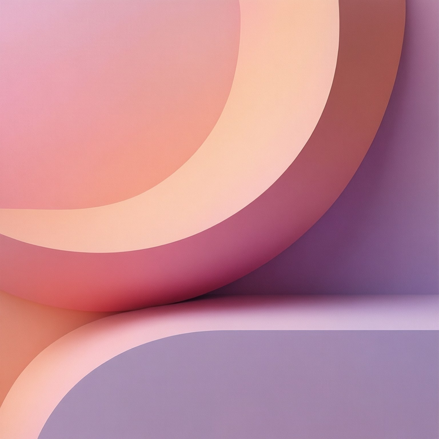 Pastel Geometry Bliss by Wallpapers.art Studio
