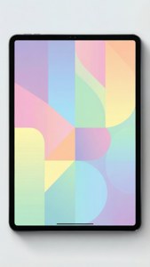 Pastel Geometry Screen