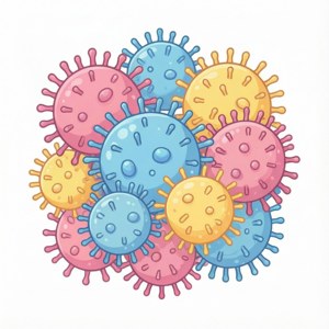 Pastel Germ Colony