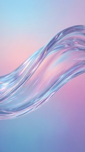 Pastel Glass Wave