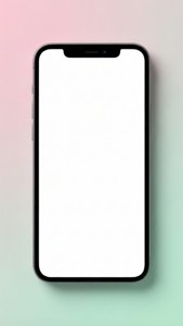 Pastel Gradient iPhone Mockup
