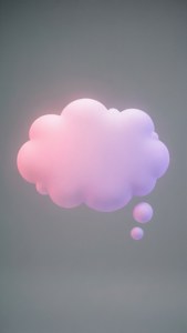 Pastel Gradient Thought Bubble