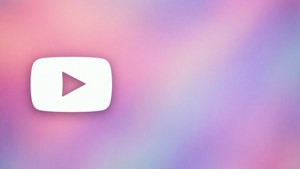 Pastel Gradient YouTube Logo