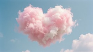 Pastel Heart Cloud