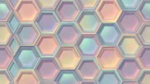 Pastel Hexagon Pattern