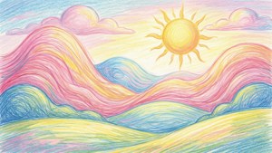 Pastel Hills Marker