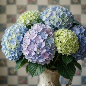 Pastel Hydrangea Bouquet