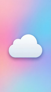 Pastel iCloud Icon