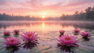 Pastel Lake Sunrise