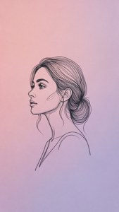 Pastel Line Art