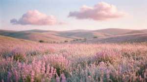 Pastel Meadow at Dawn