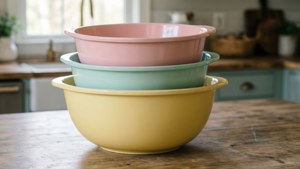 Pastel Mixing Bowls Set