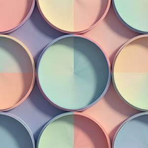 Pastel Overlap Circles