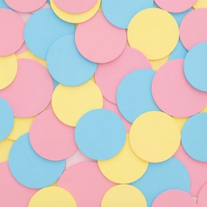 Pastel Overlapping Circles
