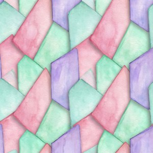 Pastel Parallelogram Pattern