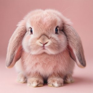 Pastel Pink Bunny Kawaii