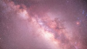 Pastel Pink Galaxy Nebula