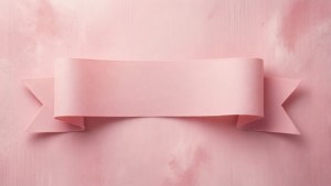 Pastel Pink Monochrome Banner