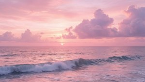Pastel Pink Sunset