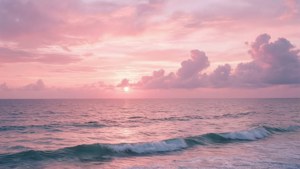 Pastel Pink Sunset