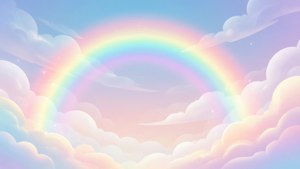 Pastel Rainbow Clouds
