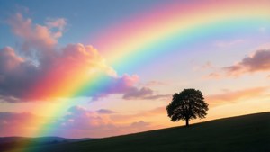 Pastel Rainbow Hills