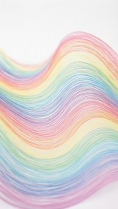 Pastel Rainbow Wave