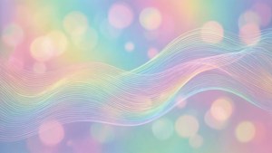Pastel Rainbow Waves Metro