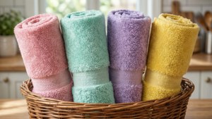 Pastel Rolled Basket