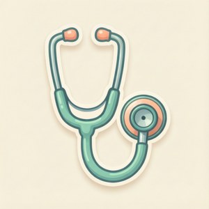 Pastel Stethoscope Clipart