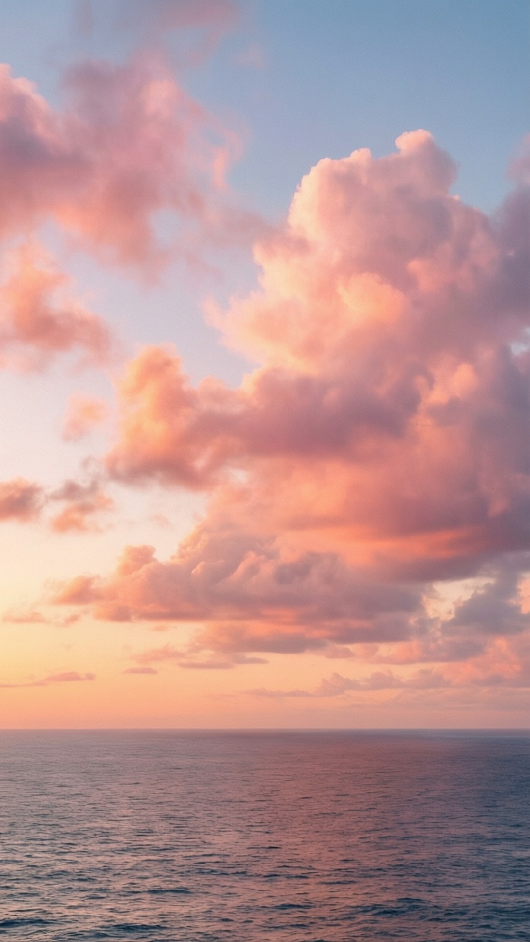 Pastel Sunset Clouds by Wallpapers.art Studio