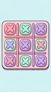 Pastel Tic Tac Toe