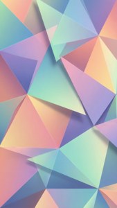 Pastel Triangles
