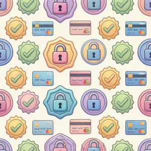 Pastel Trust Badges Pattern