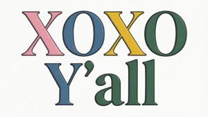 Pastel Typography XOXO