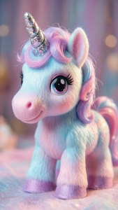 Pastel Unicorn Toy