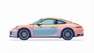 Pastel Vector Coupe