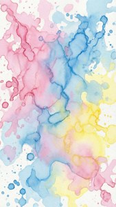 Pastel Watercolor Bloom