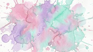 Pastel Watercolor Splat