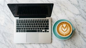 Pastel Workspace Laptop