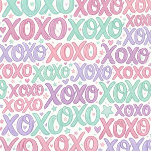 Pastel XOXO Seamless