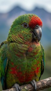 Patagonian Parrot Closeup