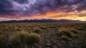 Patagonian Steppe Sunset