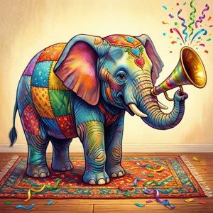 Patchwork Elephant Party