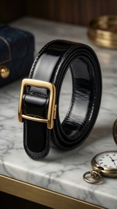 Patent Leather Lanyard