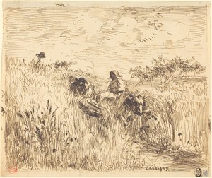 Path through a Wheat Field (Sentier dans les bles)