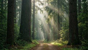 Path Through the Misty Forest