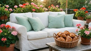 Patio Pastel Croissant Bliss